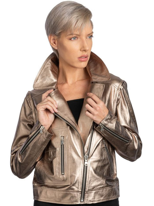 Blu Ice- Moto Jacket