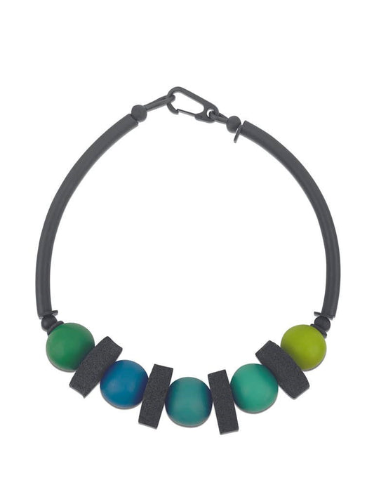 Frank Ideas-  Chunky resin necklace