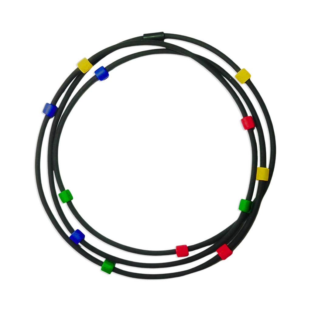 Frank Ideas - Minimalist, rubber + resin necklace EVERYDAY NECKLACE Mix